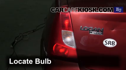 2006 Dacia Logan Prestige 1.6L 4 Cyl. Lights Turn Signal - Rear (replace bulb)